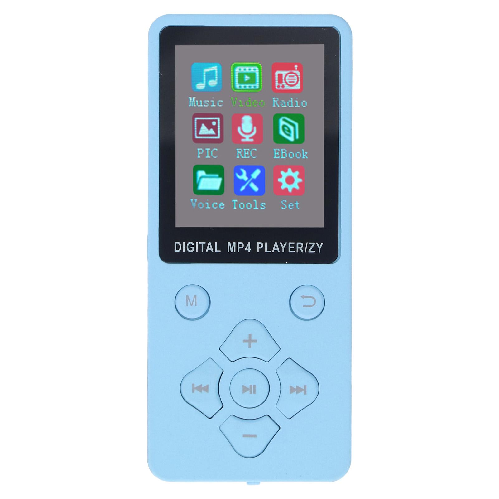 MP3 MP4 Player Bluetooth 5.0 Super Thin 1.8 Inch Color Screen 128G Expandable Memory Portable Video Music Player Blue синий
MP3 MP4 Player Bluetooth 5.0 Super Thin 1.8 Inch Color Screen 128G Expandable Memory Portable Video Music Player Blue синий