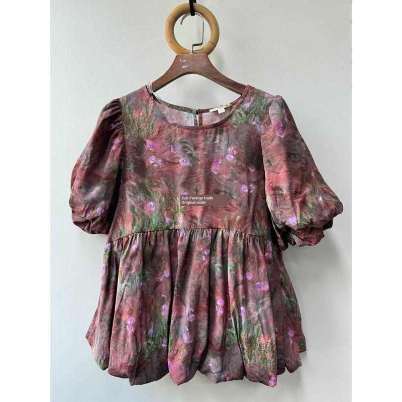 Оригинальный заказ внешней торговли En круглый вырез рукава-фонарики цветок браслет Легче всего для сочетания Игривый детский веселый арт-замок, Топы с масляной живописью Red oil painting L
Оригинальный заказ внешней торговли En круглый вырез рукава-фонарики цветок браслет Легче всего для сочетания Игривый детский веселый арт-замок, Топы с масляной живописью Red oil painting L