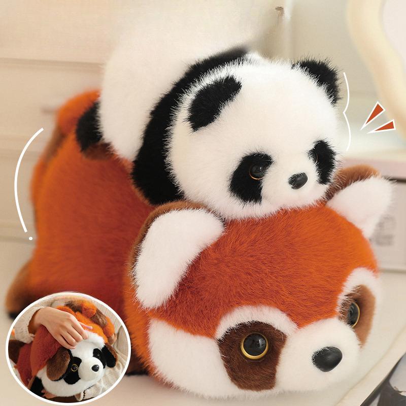 Giant Panda Turns Into A Little Panda Flip Transforms Into A Little Panda Doll Raccoon Doll Plush Toy Birthday Gift for Women 30CM
Giant Panda Turns Into A Little Panda Flip Transforms Into A Little Panda Doll Raccoon Doll Plush Toy Birthday Gift for Women 30CM