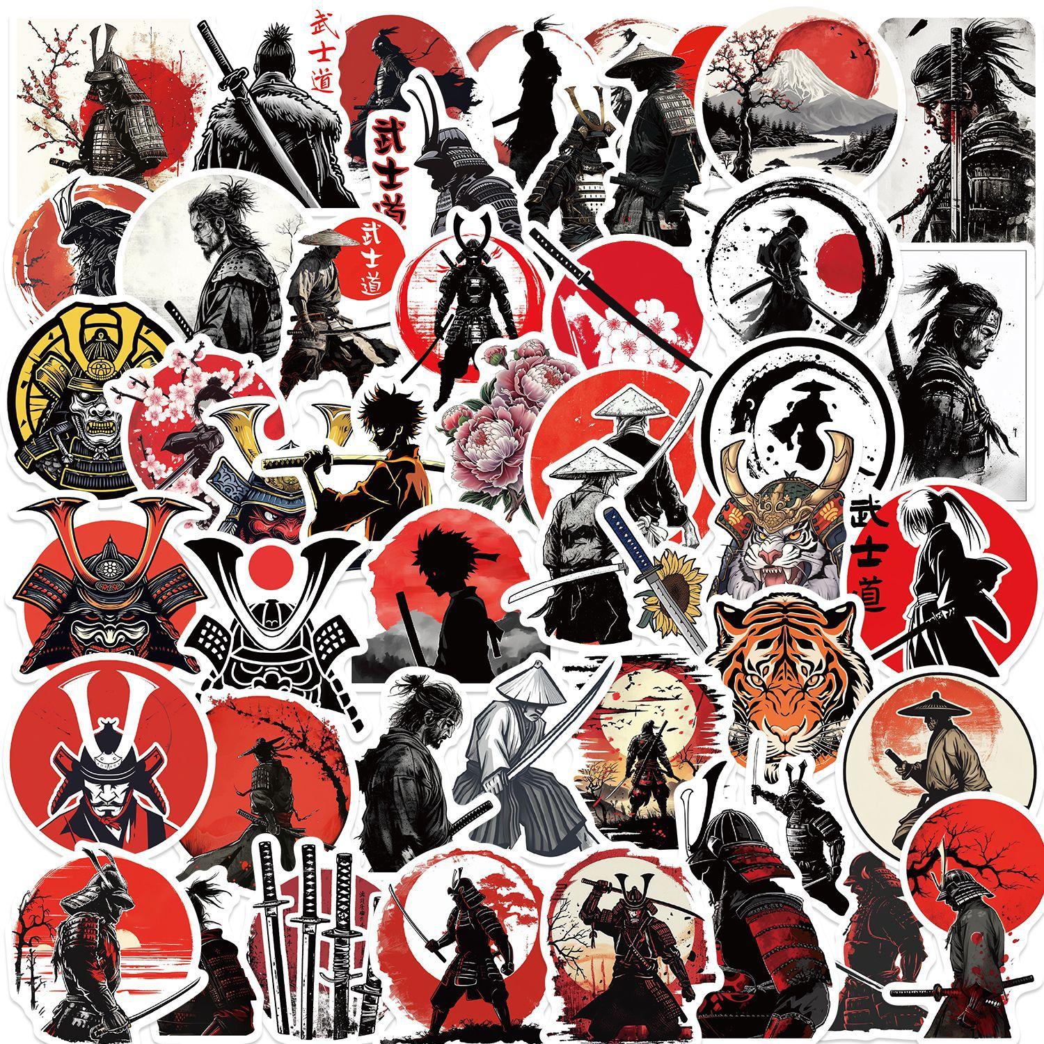 10/50pcs Japanese Samurai Stickers Cool Samurai Gaffiti Stickers for DIY Luggage Laptop Skateboard Bicycle Stickers
10/50pcs Japanese Samurai Stickers Cool Samurai Gaffiti Stickers for DIY Luggage Laptop Skateboard Bicycle Stickers