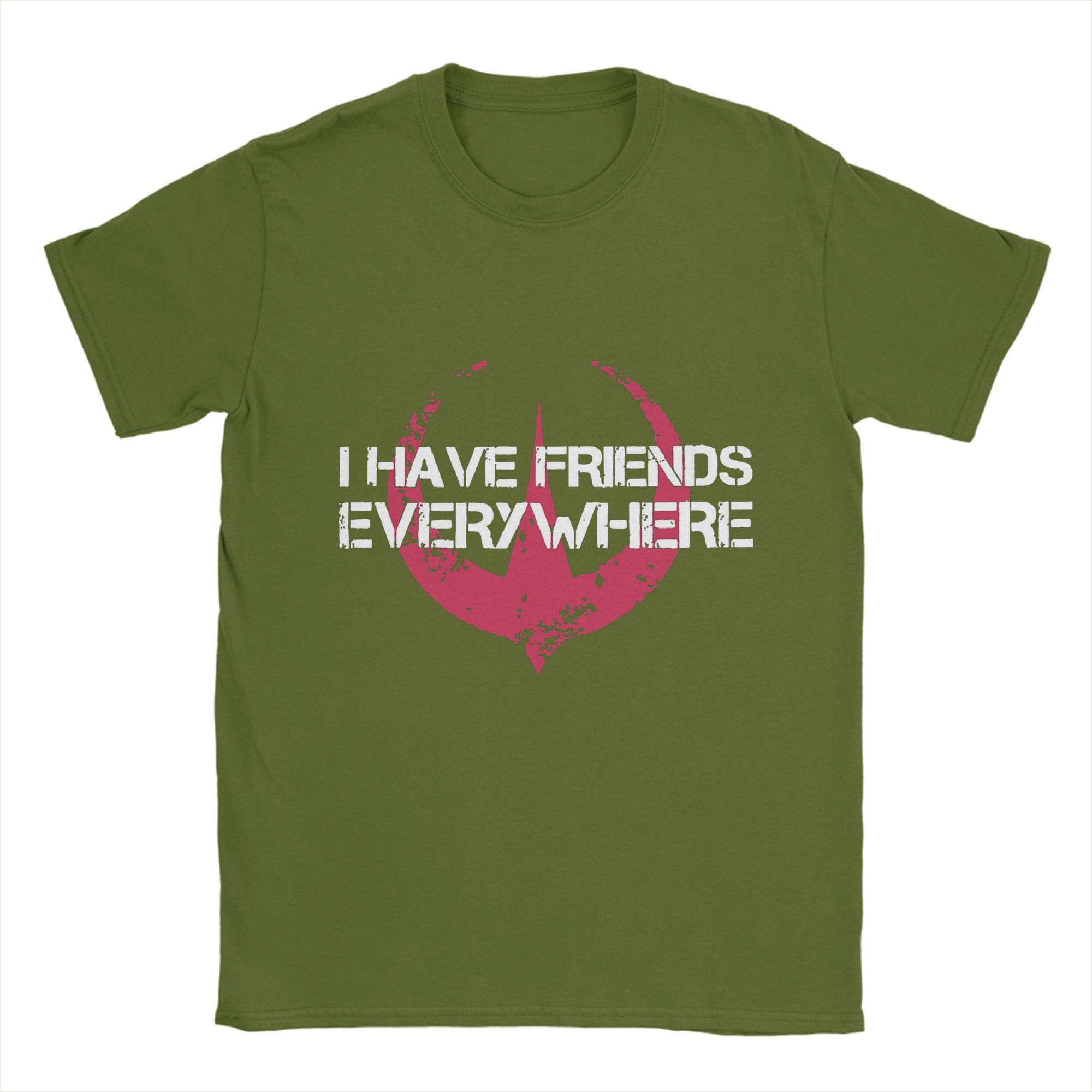 I Have Friends Everywhere T-Shirt Men Andor Casual Pure Cotton Tee Shirt Crewneck Short Sleeve T Shirts Graphic Clothing 4XL
I Have Friends Everywhere T-Shirt Men Andor Casual Pure Cotton Tee Shirt Crewneck Short Sleeve T Shirts Graphic Clothing 4XL