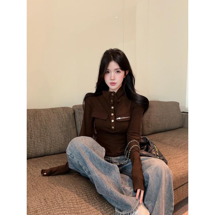 Women s Slimming Long-Sleeve Chic Pullover Base Layer Top M кавовий
Women s Slimming Long-Sleeve Chic Pullover Base Layer Top M кавовий