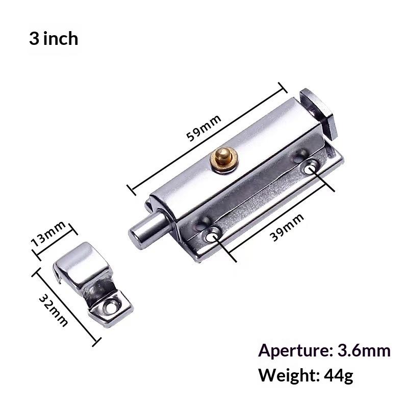 New Stainless Steel Door Lock Self-locking Automatic Spring Door Latch Anti-theft 3Inch Spring Latches Door A3
New Stainless Steel Door Lock Self-locking Automatic Spring Door Latch Anti-theft 3Inch Spring Latches Door A3