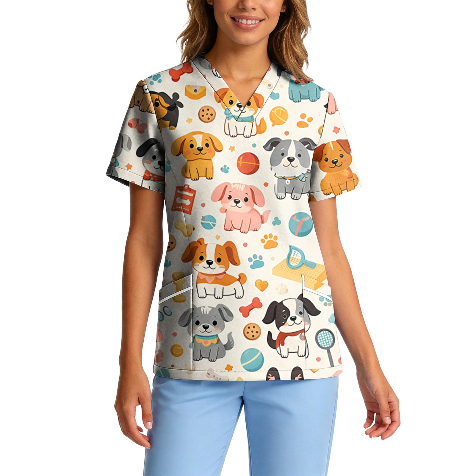 Women s Stretch Quick-Dry V-Neck Short Sleeve Workwear Top with Animal Print & Pockets XL жовтий
Women s Stretch Quick-Dry V-Neck Short Sleeve Workwear Top with Animal Print & Pockets XL жовтий