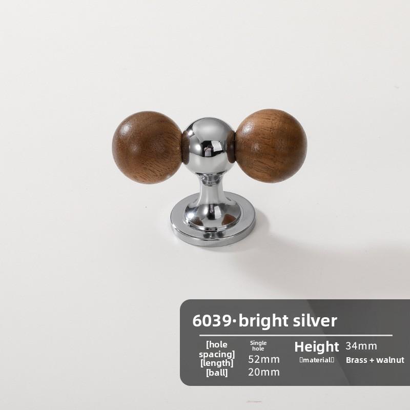 Vintage Walnut Brass Cabinet Handle Antique Style Drawer Pulls for Wardrobe Door
Vintage Walnut Brass Cabinet Handle Antique Style Drawer Pulls for Wardrobe Door
