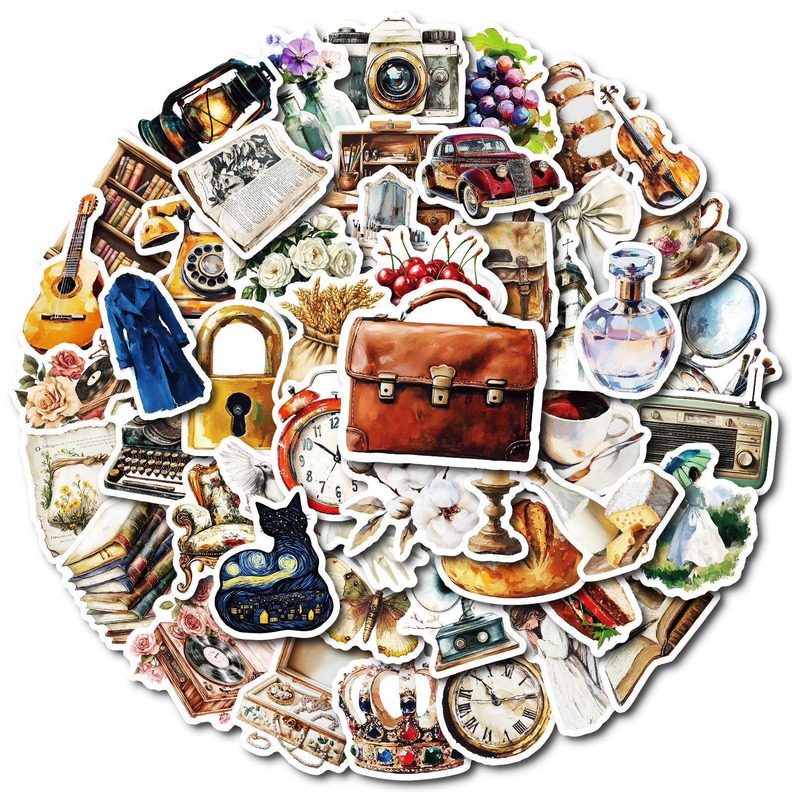 50 Ins Retro Style Various Hand-Painted Furniture Stickers Diy Creative Handbook Diary Decorative Stickers
50 Ins Retro Style Various Hand-Painted Furniture Stickers Diy Creative Handbook Diary Decorative Stickers