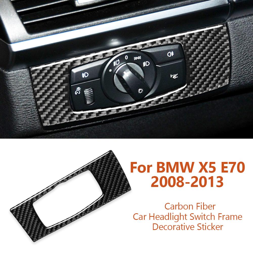 Для BMW X5 E70 X6 E71 2008-2013 Автомобільний стайлінг Карбонове волокно Рамка перемикача фар Декоративна наклейка Інтер’єр Авто аксесуари For BMW X5 E70 RHD
Для BMW X5 E70 X6 E71 2008-2013 Автомобільний стайлінг Карбонове волокно Рамка перемикача фар Декоративна наклейка Інтер’єр Авто аксесуари For BMW X5 E70 RHD