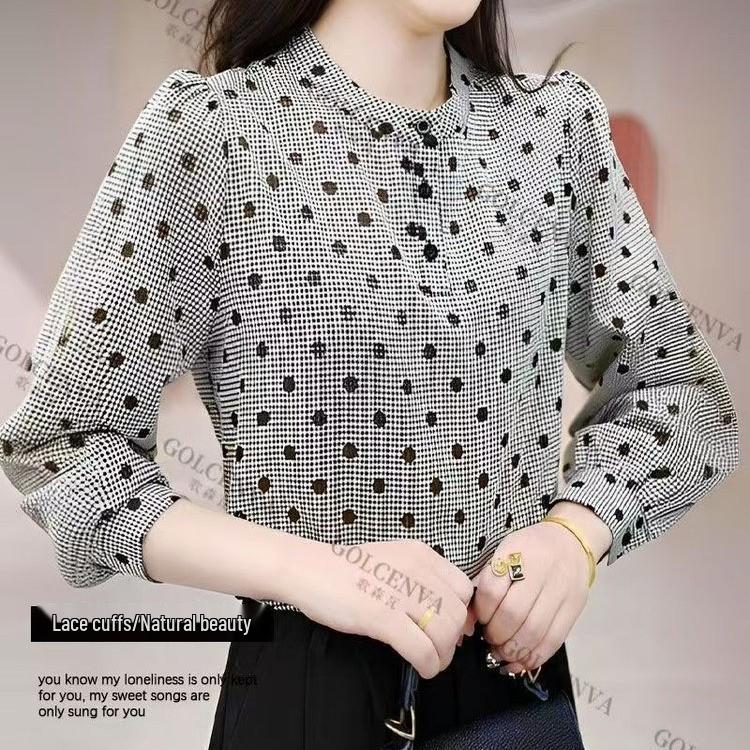 Spring/Summer 2025 Chiffon Long-Sleeved T-Shirt for Middle-Aged Women: Fashionable, Temperate Mother s Outfit L (90-110 lbs)
Spring/Summer 2025 Chiffon Long-Sleeved T-Shirt for Middle-Aged Women: Fashionable, Temperate Mother s Outfit L (90-110 lbs)