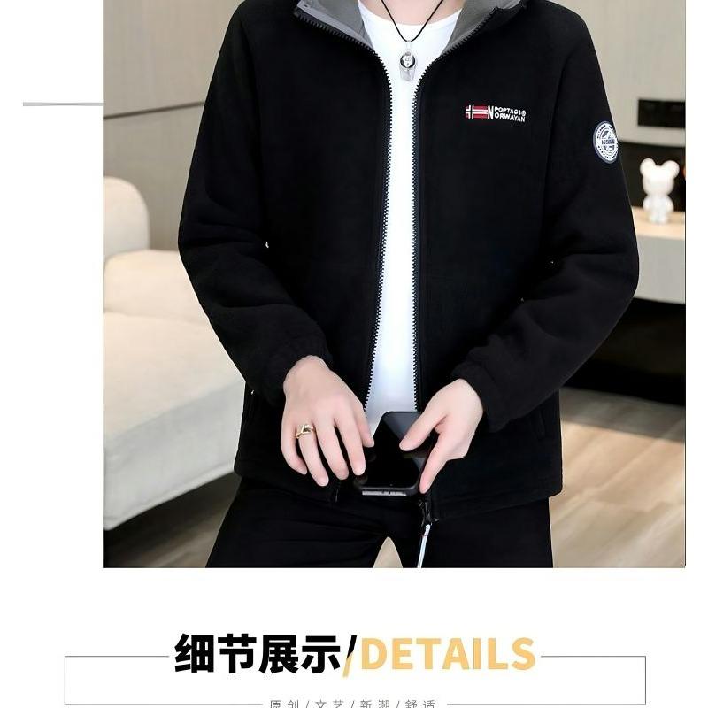 Модная уличная флисовая куртка с защитой от холода, мужская с капюшоном, осенне-зимняя теплая куртка из полар-флиса S чёрный
Модная уличная флисовая куртка с защитой от холода, мужская с капюшоном, осенне-зимняя теплая куртка из полар-флиса S чёрный