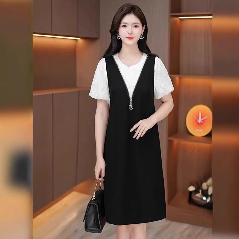 Women s 2025 Summer Patchwork Two-Piece Dress - Fashionable, Slimming, Mid-Length Skirt Medium чёрный
Women s 2025 Summer Patchwork Two-Piece Dress - Fashionable, Slimming, Mid-Length Skirt Medium чёрный