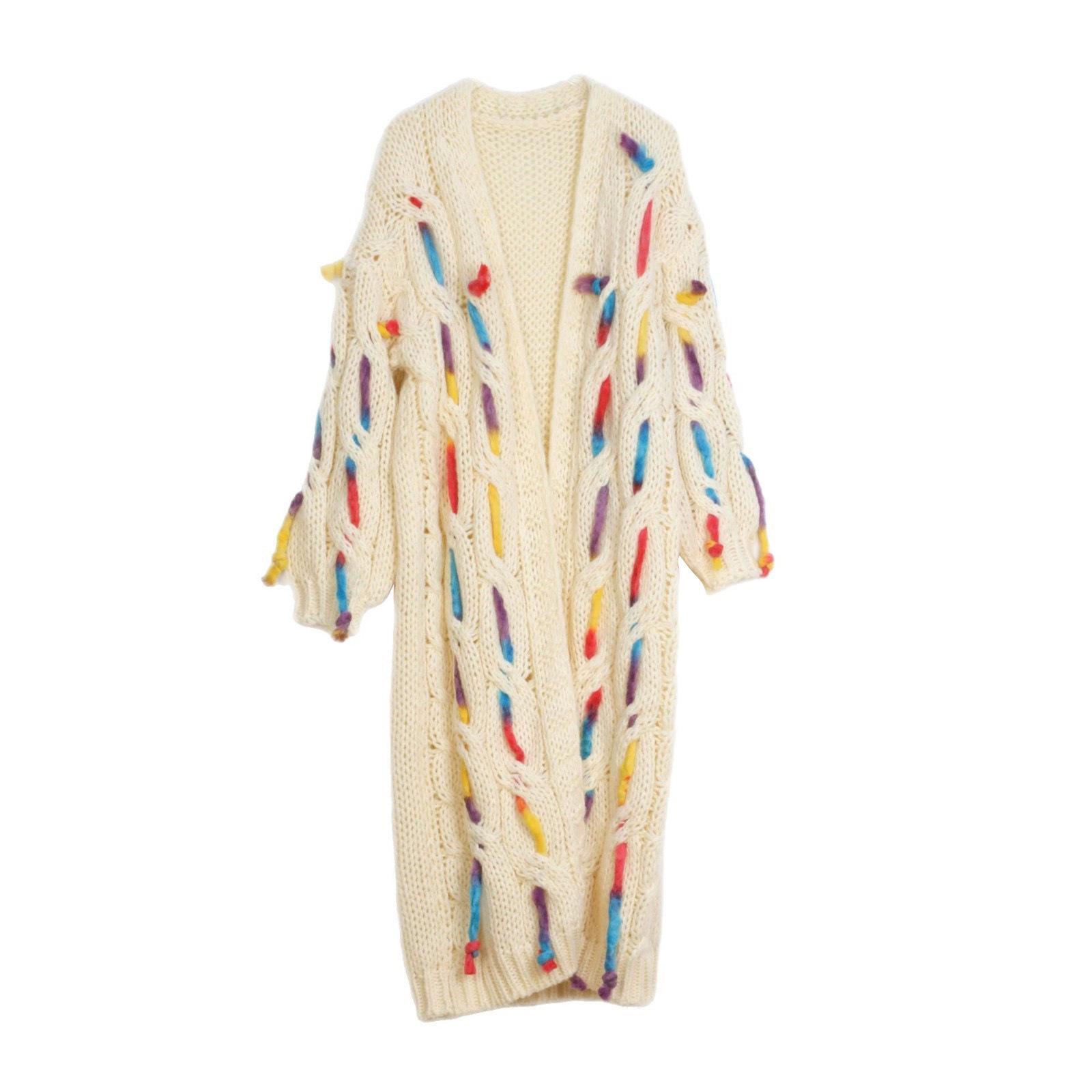 Colorful Hand-Crocheted European & American Women s Loose Knit Cardigan Dress for Autumn & Winter Large
Colorful Hand-Crocheted European & American Women s Loose Knit Cardigan Dress for Autumn & Winter Large