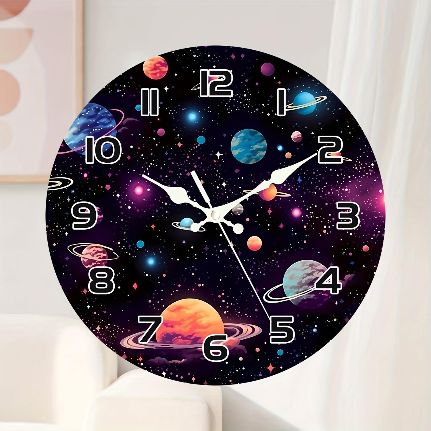 Solar System Pattern Decorative Silent Non-Ticking Wall Clock, Wooden Round Fantasy Theme Clock with Digital Display, Fl 10x10 inch
Solar System Pattern Decorative Silent Non-Ticking Wall Clock, Wooden Round Fantasy Theme Clock with Digital Display, Fl 10x10 inch