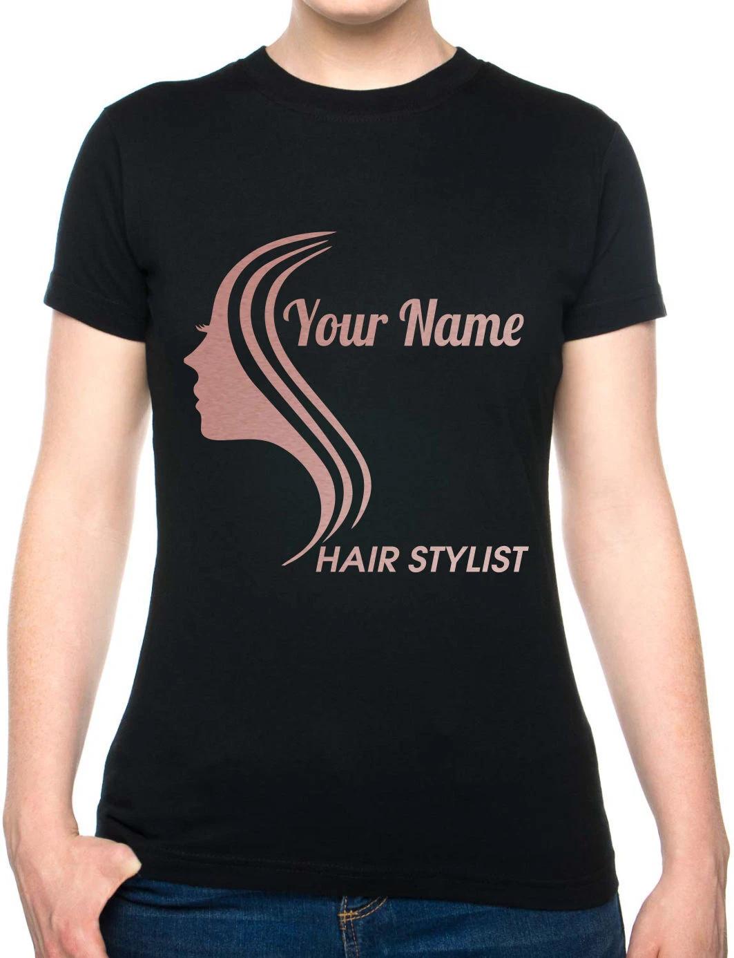 Personalised Ladies T-Shirt Hair Stylist Any Name Work Tee For Hairdresser 4XL
Personalised Ladies T-Shirt Hair Stylist Any Name Work Tee For Hairdresser 4XL