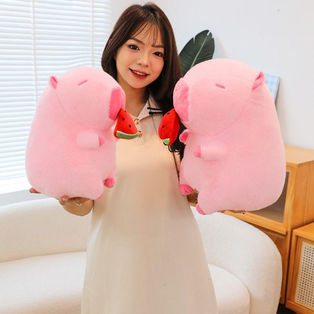 Cloth Doll Pink Watermelon Capibara Plush Doll Cute Doll Capibara Anime Fluffty Toy Birthday Gift 30cm
Cloth Doll Pink Watermelon Capibara Plush Doll Cute Doll Capibara Anime Fluffty Toy Birthday Gift 30cm