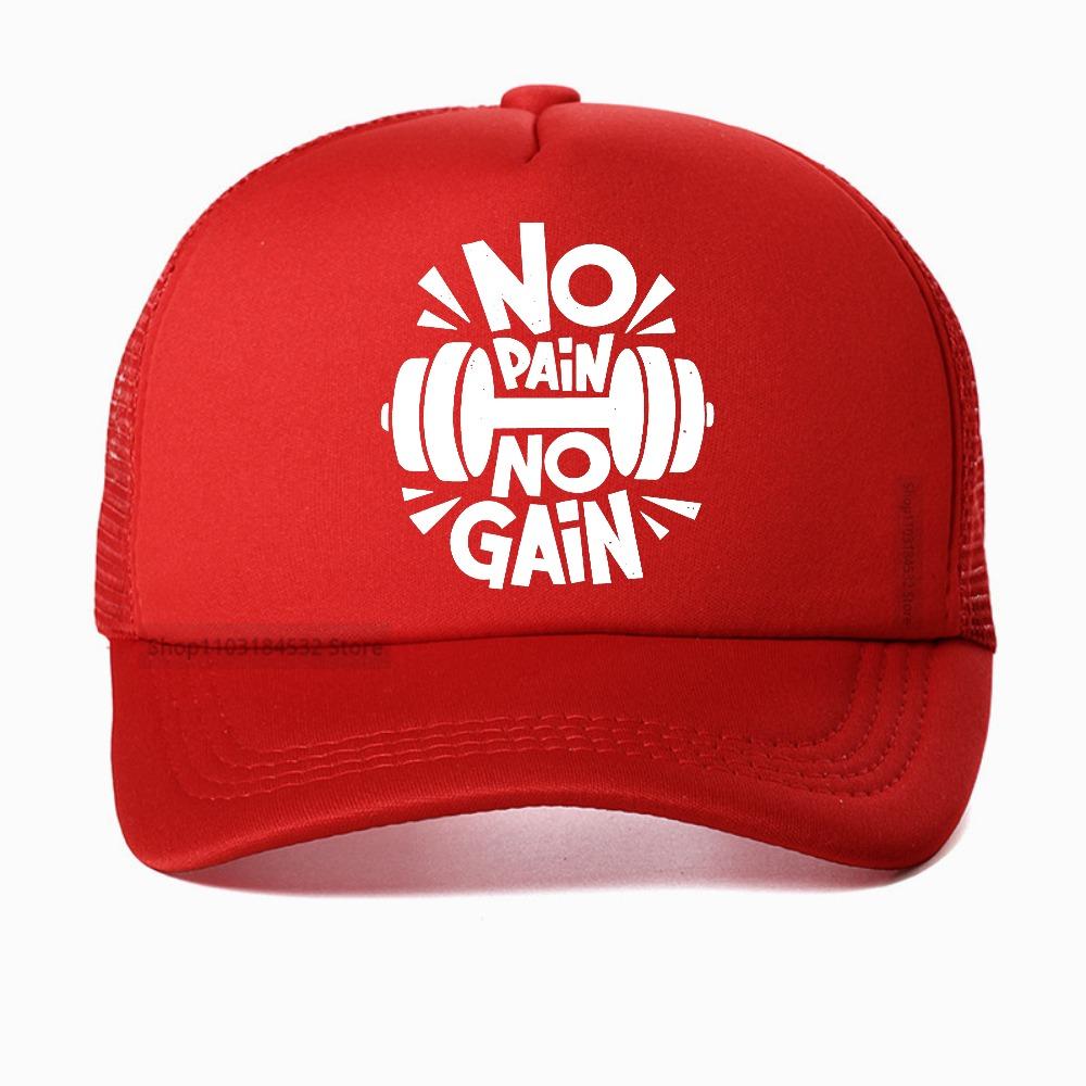 for Unisex no pain no gain Print Unisexs baseball cap Fashion Harajuku Streetwear caps Breathable trucker hat summer sun snapback hat Adjustable
for Unisex no pain no gain Print Unisexs baseball cap Fashion Harajuku Streetwear caps Breathable trucker hat summer sun snapback hat Adjustable