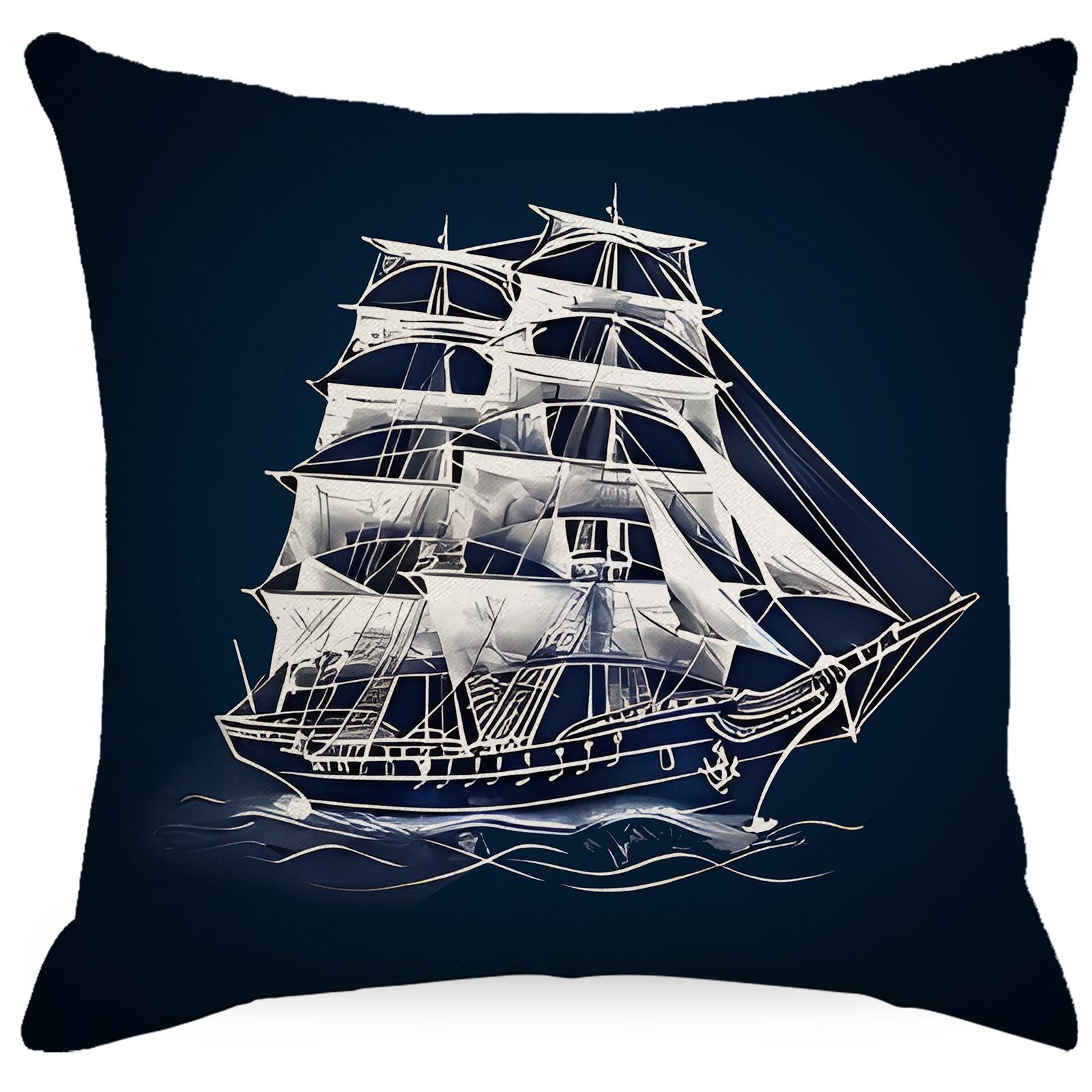 Нова лляна наволочка з принтом Елегантна наволочка у морському стилі для дому та дивана 45 * 45Cm
Нова лляна наволочка з принтом Елегантна наволочка у морському стилі для дому та дивана 45 * 45Cm