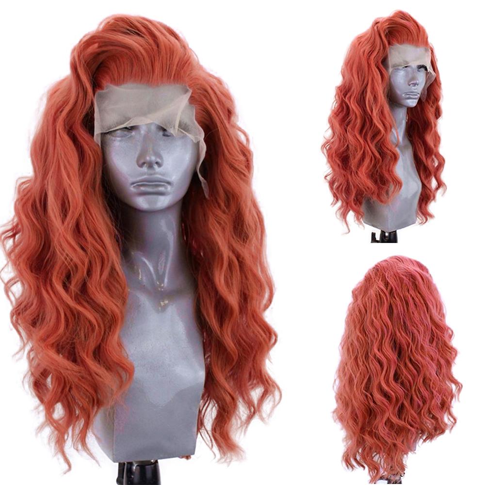 AIMEYA Pink Lace Front Wig Long Body Wave Synthetic Hair 13x4 Glueless Natural Hairline Frontal Lace Cosplay Daily Use Wig (as the picture,24inches&Lace Front)
AIMEYA Pink Lace Front Wig Long Body Wave Synthetic Hair 13x4 Glueless Natural Hairline Frontal Lace Cosplay Daily Use Wig (as the picture,24inches&Lace Front)