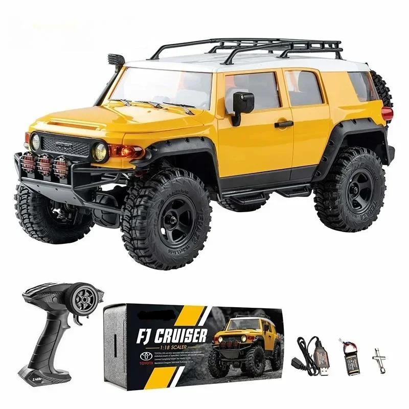 Радиоуправляемый автомобиль FMS Fj Cruiser 1/18, автомобиль с дистанционным управлением 4x4, имитация бездорожья с багажником на крышу, радиоуправляемые гусеничные автомобили для взрослых
Радиоуправляемый автомобиль FMS Fj Cruiser 1/18, автомобиль с дистанционным управлением 4x4, имитация бездорожья с багажником на крышу, радиоуправляемые гусеничные автомобили для взрослых