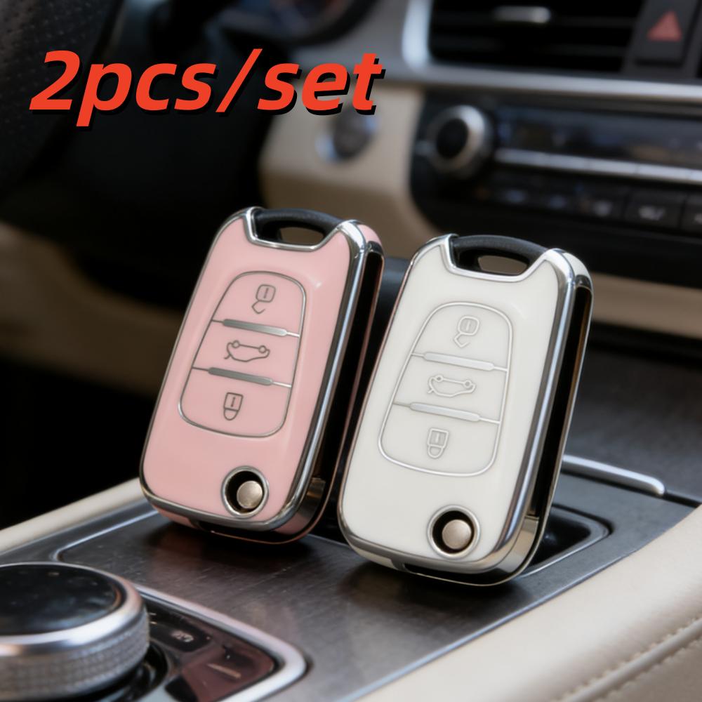 2Pcs Car Key Case Covers For Hyundai I20 I30 Ix20 Ix25 Ix35 Elantra Accent Kia Sportage Rio 3 Soul Optima Ceed Pro K5 K2 Pride
2Pcs Car Key Case Covers For Hyundai I20 I30 Ix20 Ix25 Ix35 Elantra Accent Kia Sportage Rio 3 Soul Optima Ceed Pro K5 K2 Pride