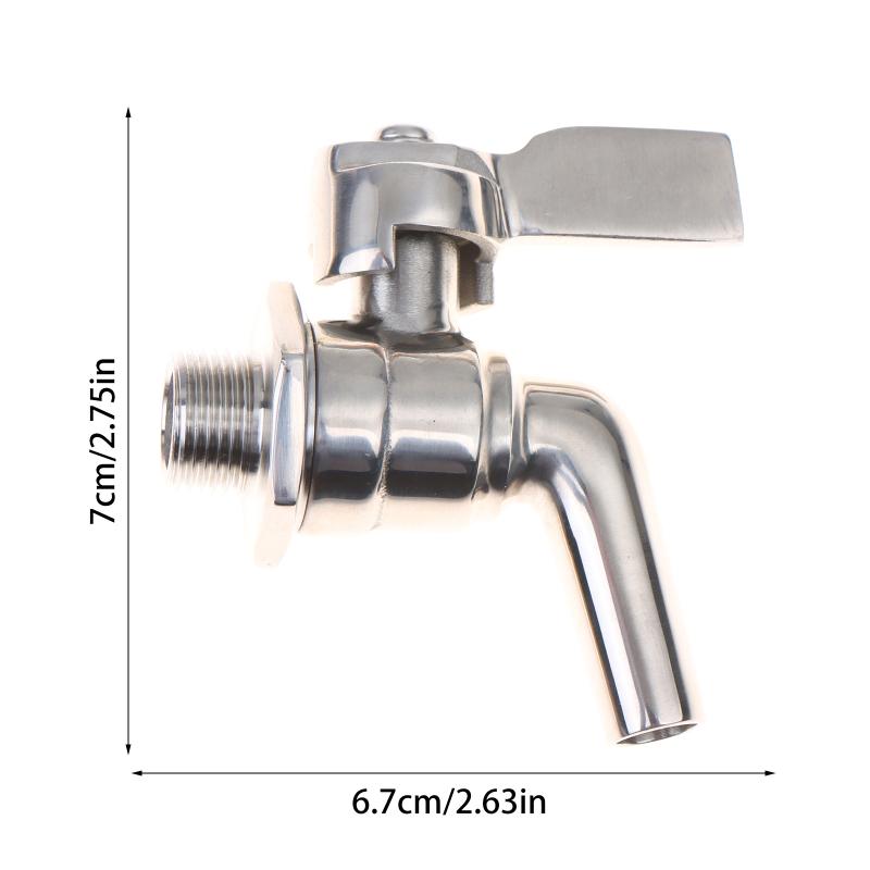 §1 PCS Stainless Steel 3/8 Beverage Dispenser Faucet Tap Spigot Cold Beer Drink Juice Wine Faucet срібний
§1 PCS Stainless Steel 3/8 Beverage Dispenser Faucet Tap Spigot Cold Beer Drink Juice Wine Faucet срібний