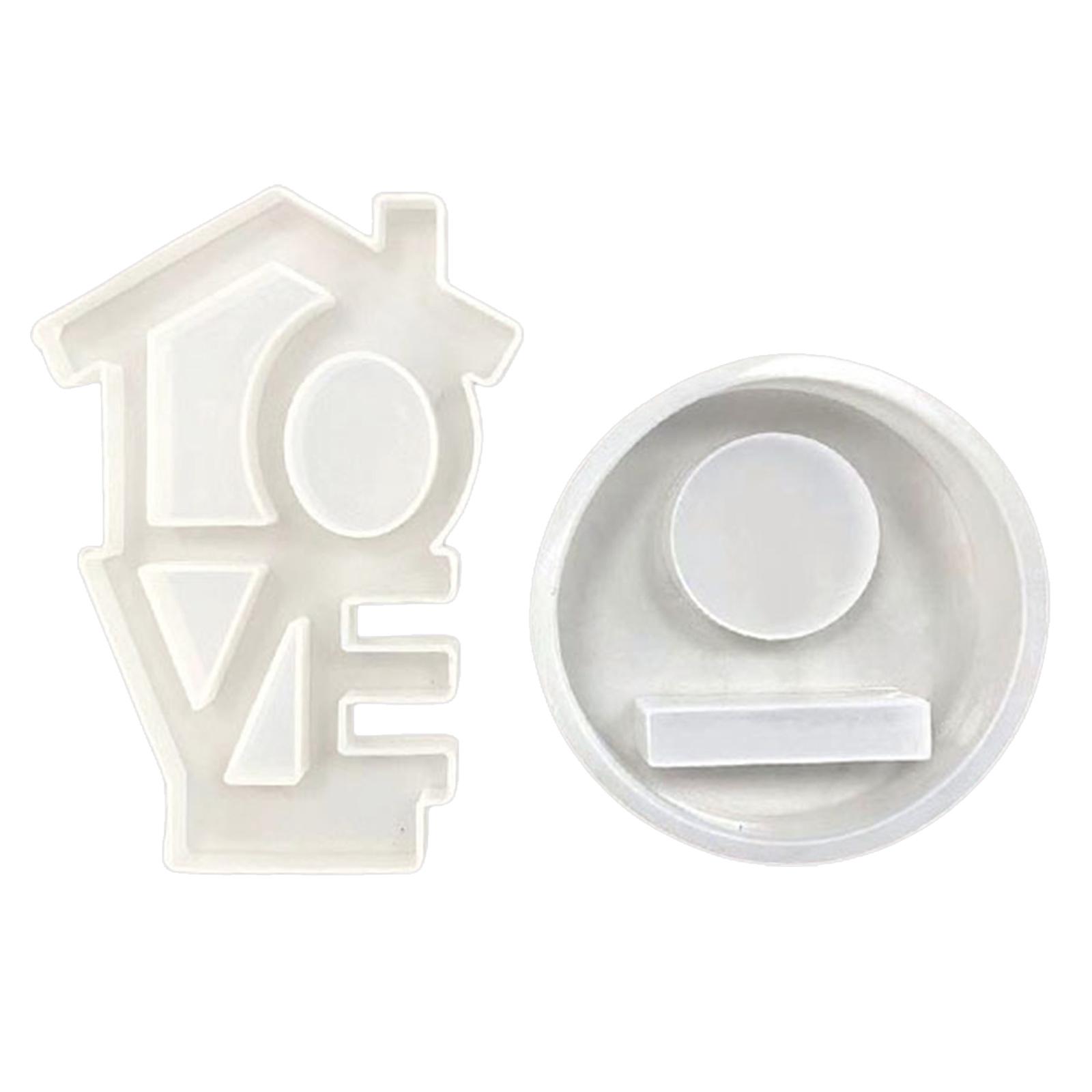 Handmade Silicone Molds for Letter Shaped Candlestick Holders, 2pcs Home Decoration Craft Supplies for Daily Use 1
Handmade Silicone Molds for Letter Shaped Candlestick Holders, 2pcs Home Decoration Craft Supplies for Daily Use 1