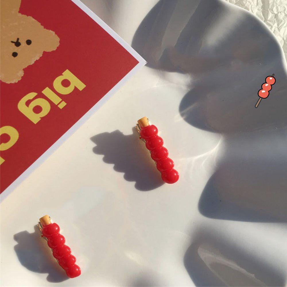 Design Resin Duckbill Clip Simulated Food Hairpin Korean Style Hair Clip Women Hair Accessories красный
Design Resin Duckbill Clip Simulated Food Hairpin Korean Style Hair Clip Women Hair Accessories красный