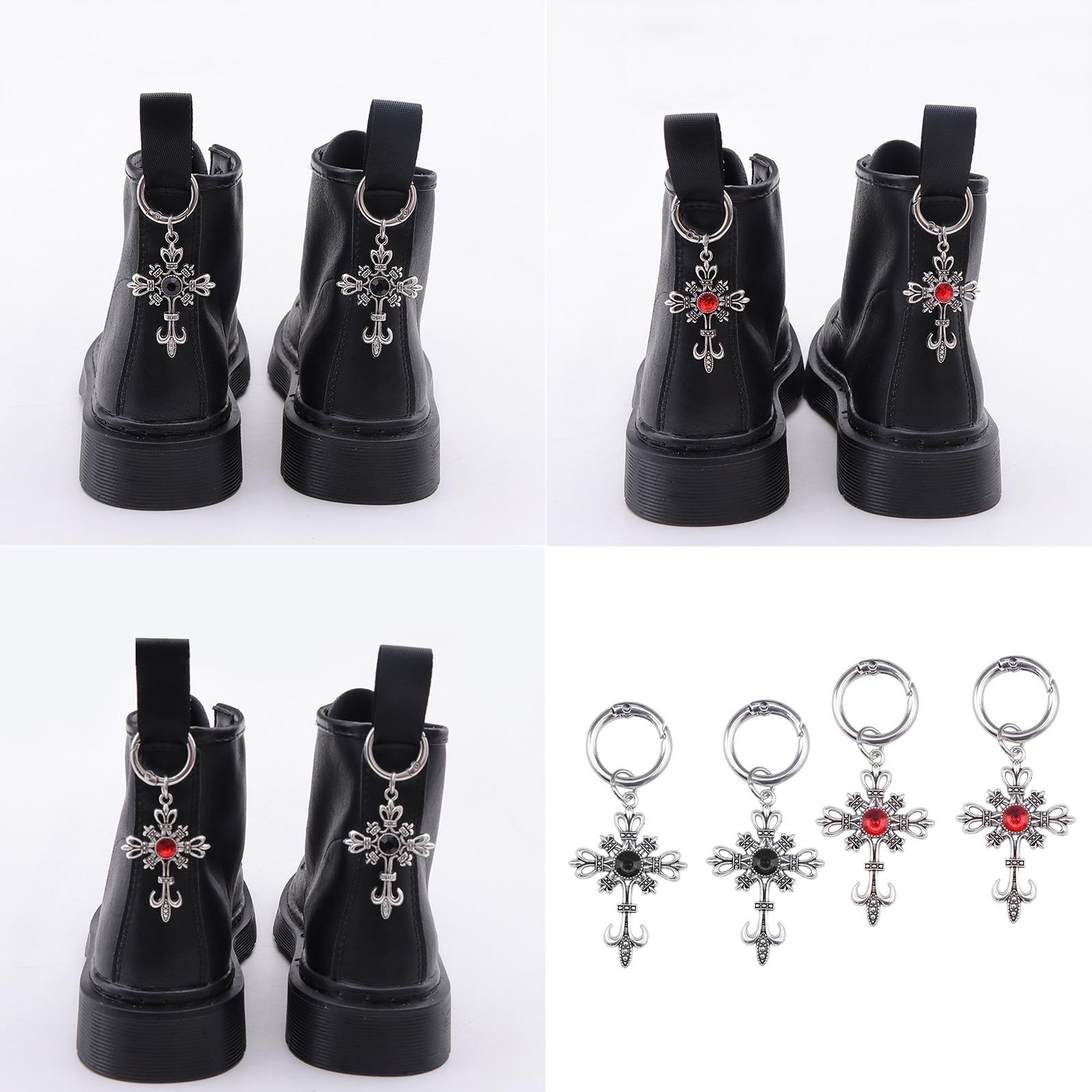 Gothic Metal Cross Shoe Clip Youthful Shoe Adornments Stylish Shoe Embellishments Suitable for Youthful Trendsetters чорний
Gothic Metal Cross Shoe Clip Youthful Shoe Adornments Stylish Shoe Embellishments Suitable for Youthful Trendsetters чорний
