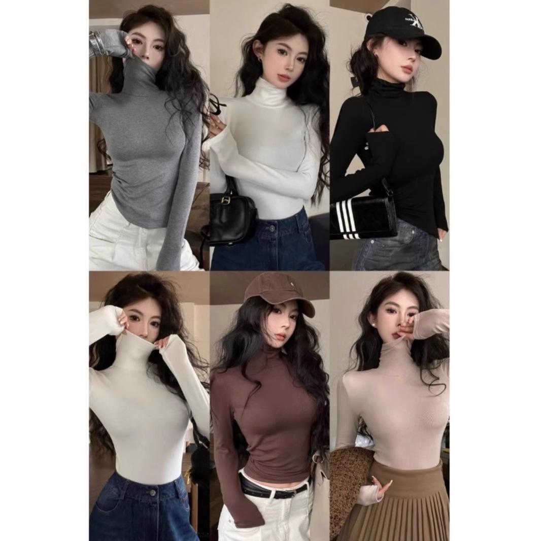 Women s Black Slim-Fit High Neck Long Sleeve T-Shirt - Spring/Autumn Style Small чёрный
Women s Black Slim-Fit High Neck Long Sleeve T-Shirt - Spring/Autumn Style Small чёрный