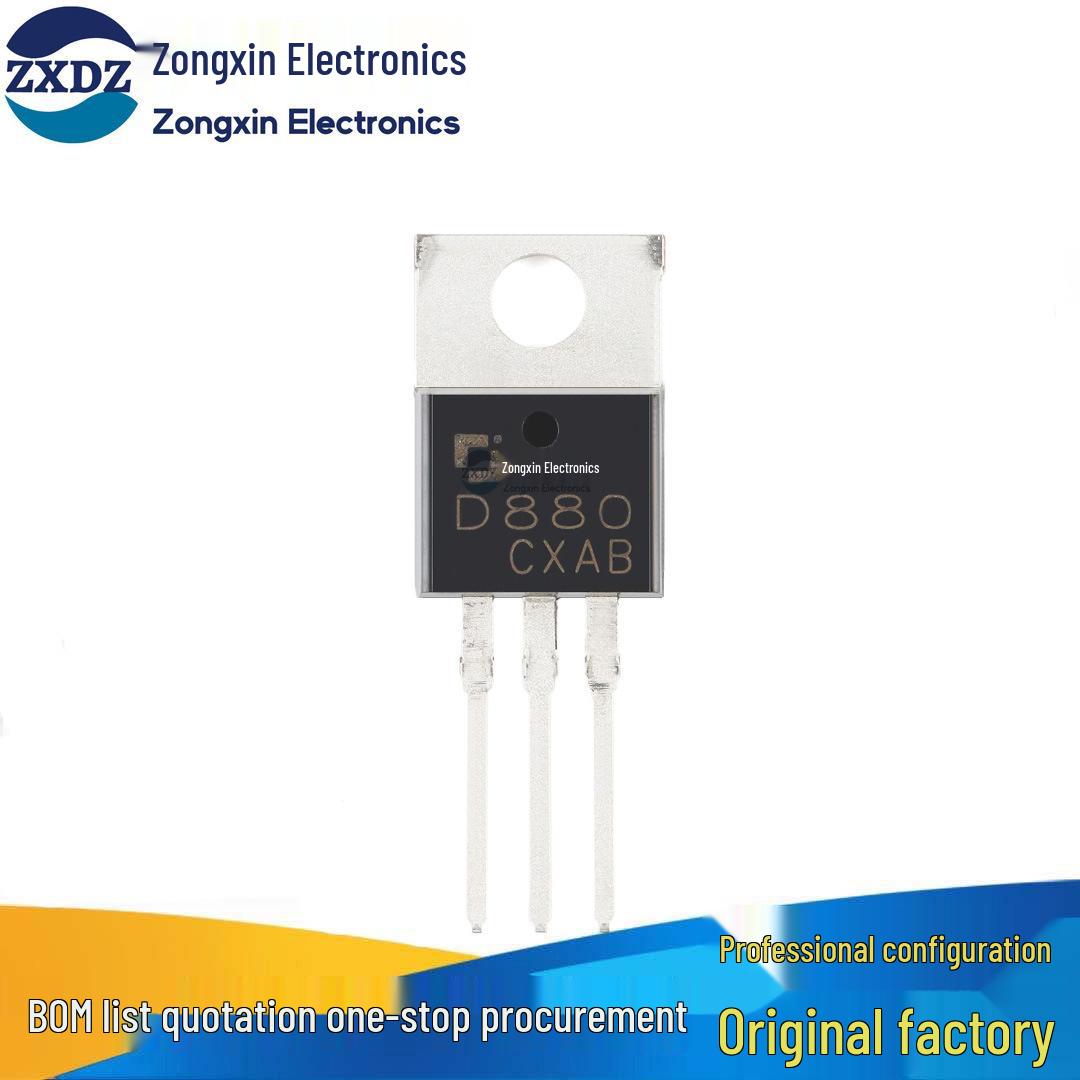 Genuine 2SD880 TO-220 60V 3A NPN Transistor
Genuine 2SD880 TO-220 60V 3A NPN Transistor