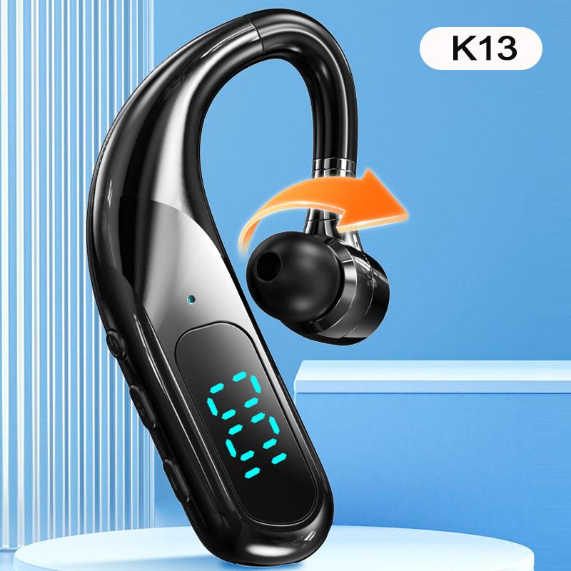 KEBIDUMEI Ear Hook Earphone Handsfree Car Kit Bluetooth 6.0 Wireless Headphone 180 Degree Rotation LED Display HIFI Noise Reduction Earbud China Mainland чорний
KEBIDUMEI Ear Hook Earphone Handsfree Car Kit Bluetooth 6.0 Wireless Headphone 180 Degree Rotation LED Display HIFI Noise Reduction Earbud China Mainland чорний