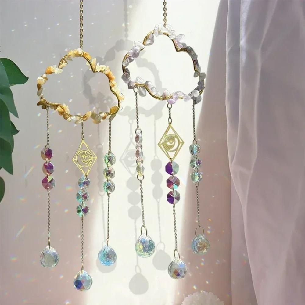 Natural Suncatcher Chandelier Hanging Rainbow Catcher Wind Chimes Pendant Bedroom Balcony Patio зелений
Natural Suncatcher Chandelier Hanging Rainbow Catcher Wind Chimes Pendant Bedroom Balcony Patio зелений