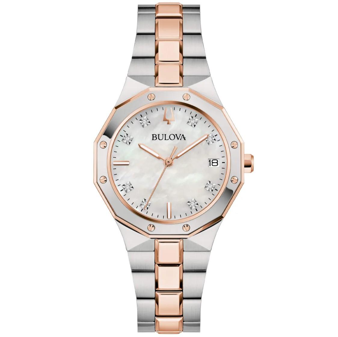 BULOVA Классические кварцевые женские часы из нержавеющей стали с сапфировым стеклом, 32 мм 98P235
BULOVA Классические кварцевые женские часы из нержавеющей стали с сапфировым стеклом, 32 мм 98P235