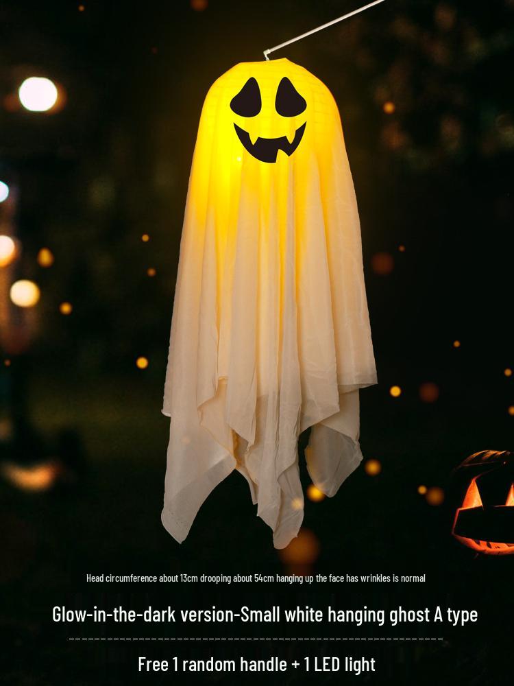 Indoor Halloween Ghost Pumpkin Lantern - Luminous Hanging Scary Face Decoration
Indoor Halloween Ghost Pumpkin Lantern - Luminous Hanging Scary Face Decoration