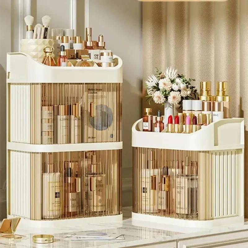 Makeup Storage Box Dust-proof Cosmetic Organizer Large Capacity Jewelry Nail Polish Cosmetic Container Makeup Organizer Box Cream Yellow-Double
Makeup Storage Box Dust-proof Cosmetic Organizer Large Capacity Jewelry Nail Polish Cosmetic Container Makeup Organizer Box Cream Yellow-Double