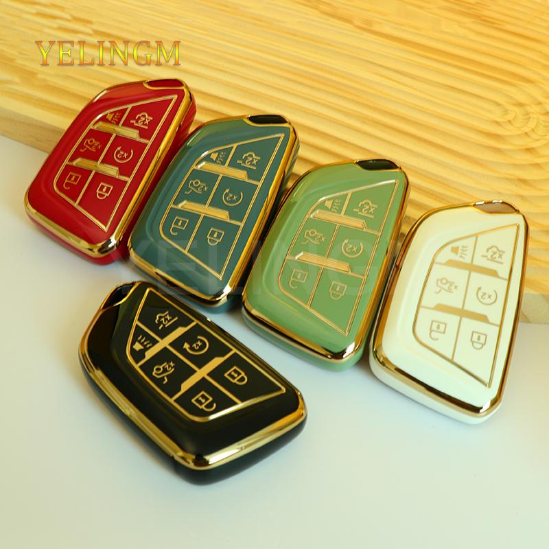 6 Bottons TPU Car Key Fob Cover Case Shell for Cadillac Escalade CT4 CT4-V CT5 XTS CT6 C8 for GMC Yukon 2021 2022 Accessories
6 Bottons TPU Car Key Fob Cover Case Shell for Cadillac Escalade CT4 CT4-V CT5 XTS CT6 C8 for GMC Yukon 2021 2022 Accessories