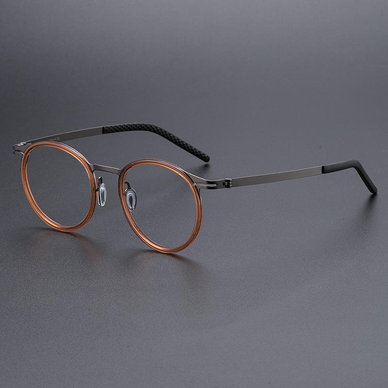 Ultra Light Titanium Alloy Acetate Myopia Glasses Frame Men Anti Blue Light Round Tortoiseshell Women Prescription Eyeglasses
Ultra Light Titanium Alloy Acetate Myopia Glasses Frame Men Anti Blue Light Round Tortoiseshell Women Prescription Eyeglasses