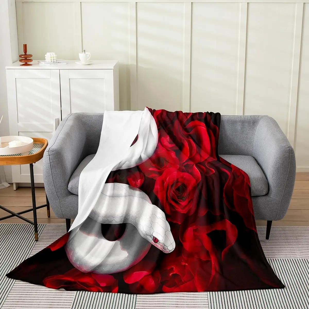 Snake Blanket Fantasy Floral Reptiles Throw Blankets Gifts for Girls Boys Snake Lover Soft Cozy Fleece Plush for Couch Sofa Bed 75x90cm
Snake Blanket Fantasy Floral Reptiles Throw Blankets Gifts for Girls Boys Snake Lover Soft Cozy Fleece Plush for Couch Sofa Bed 75x90cm