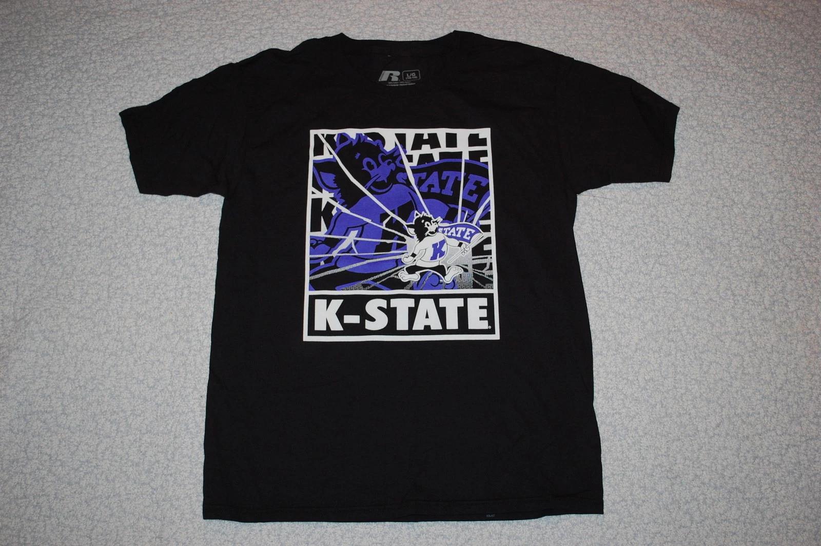 Boys S/S Tee Shirt K-STATE Black KANSAS STATE UNIVERSITY Wildcat SIZE L 10-12 160
Boys S/S Tee Shirt K-STATE Black KANSAS STATE UNIVERSITY Wildcat SIZE L 10-12 160