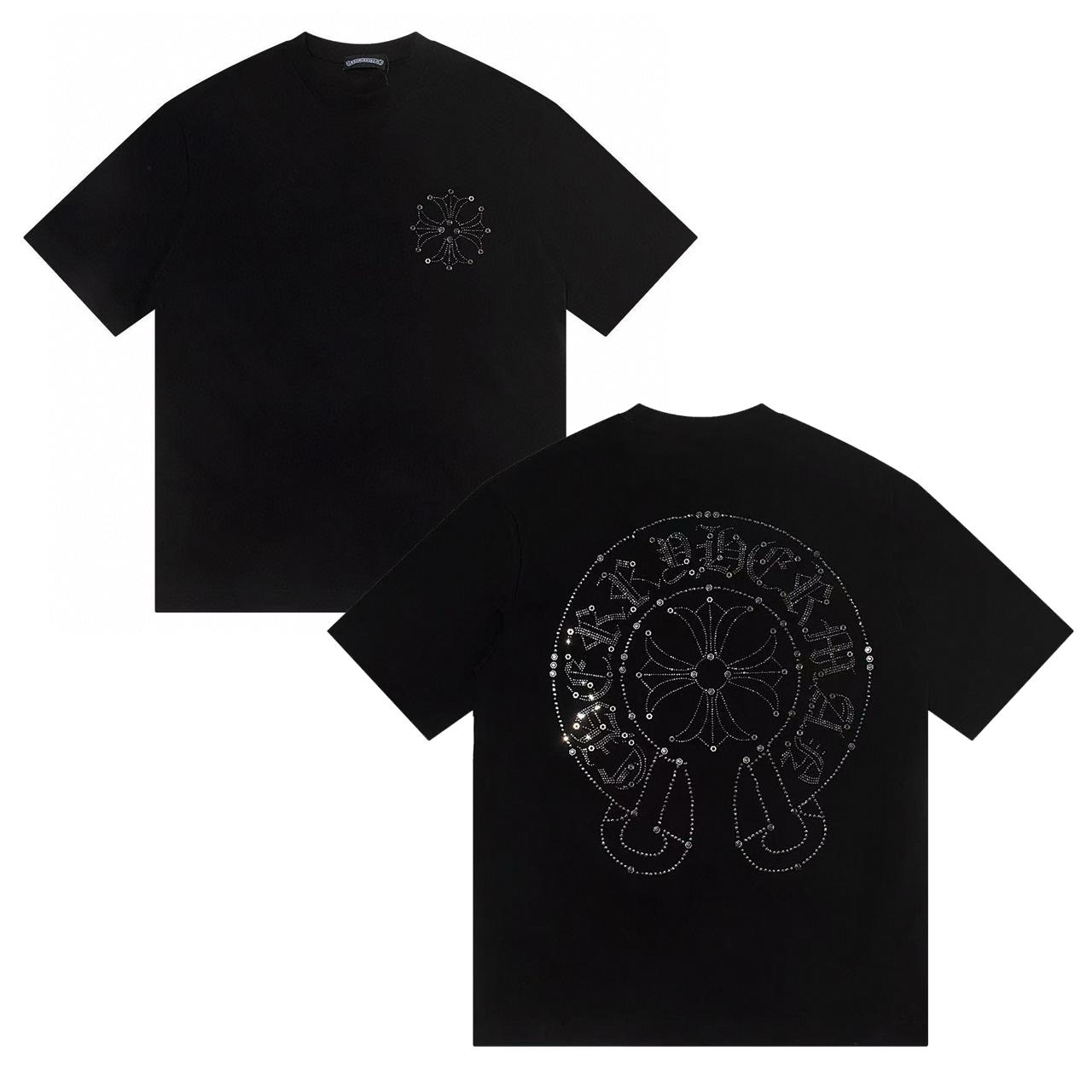 W377 CHROME HEARTS 2025 літня нова високоякісна бавовняна кругла горловина Вільна чоловіча та жіноча футболка великого розміру Парна футболка S чорний
W377 CHROME HEARTS 2025 літня нова високоякісна бавовняна кругла горловина Вільна чоловіча та жіноча футболка великого розміру Парна футболка S чорний