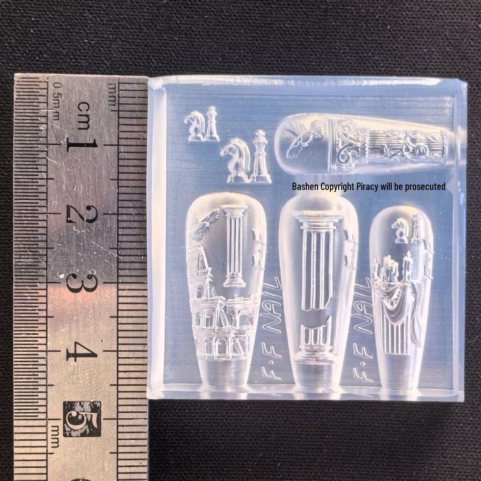 High Transparency Roman Column 3D Nail Art Mold Roman Column Mold
High Transparency Roman Column 3D Nail Art Mold Roman Column Mold