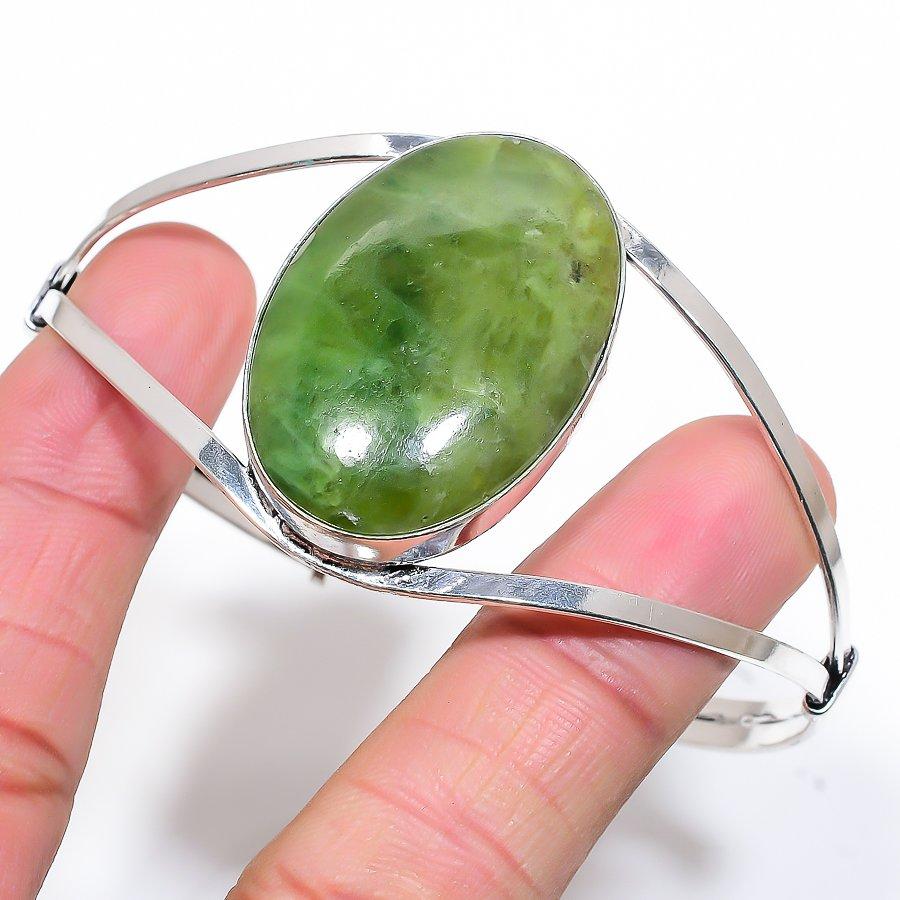 African Vasonite Gemstone Handmade Cuff Jewelry Bangle Adjustable SR-10780
African Vasonite Gemstone Handmade Cuff Jewelry Bangle Adjustable SR-10780