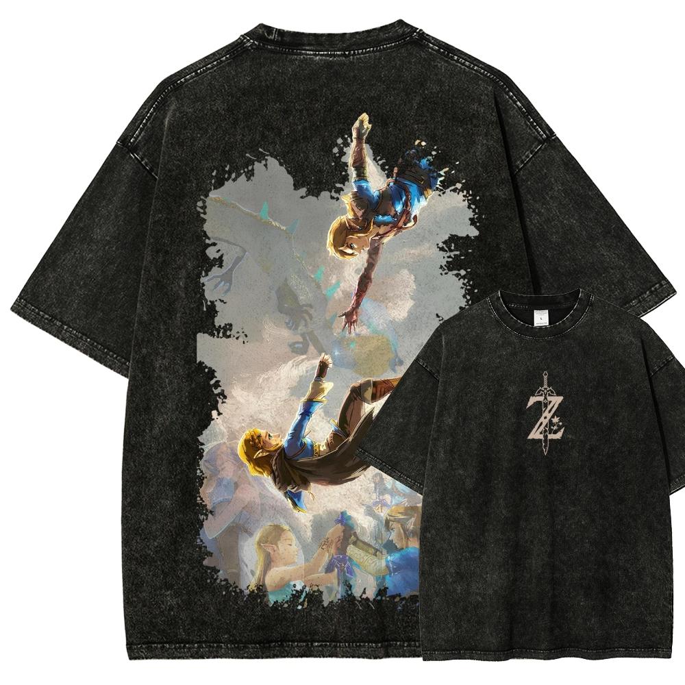 The Legend of Zelda Anime Lover Washed T-shirt Year round clothing high quality personality Clothes Plus Size Unisex New Model Couples tee XXXL
The Legend of Zelda Anime Lover Washed T-shirt Year round clothing high quality personality Clothes Plus Size Unisex New Model Couples tee XXXL