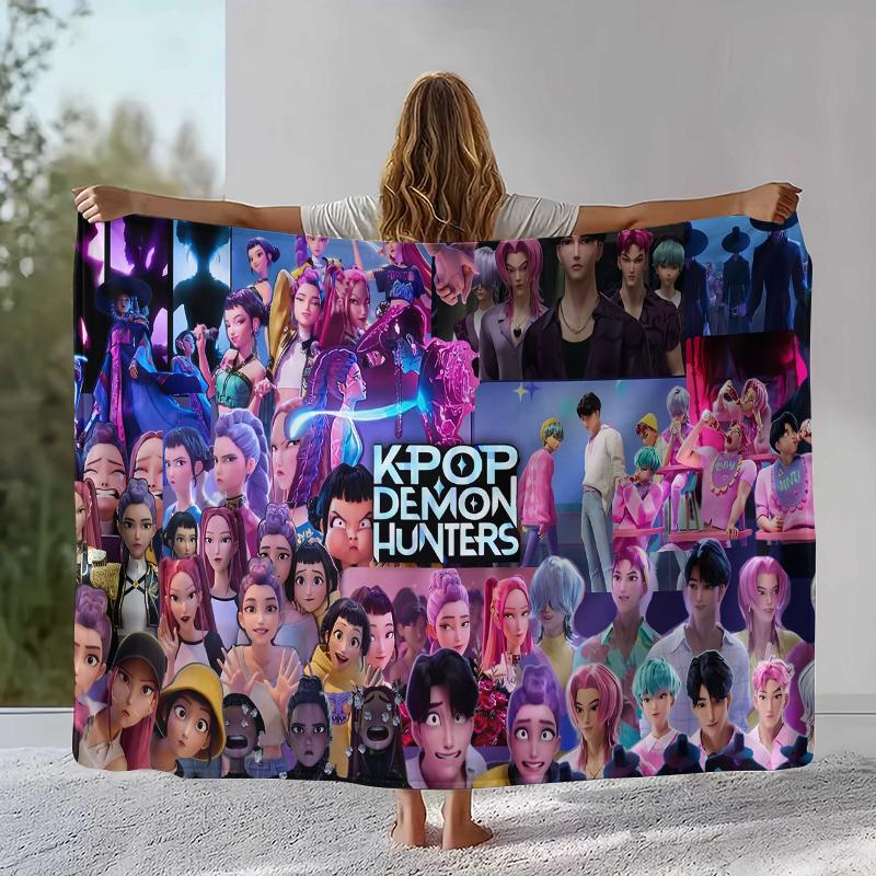 K-Pop Demon Hunters Golden Saja Boys Flannel Blanket,Ultra Soft Warm Plush Throw for Home Bedroom Bed Sofa Cover Office picnic 75x90cm
K-Pop Demon Hunters Golden Saja Boys Flannel Blanket,Ultra Soft Warm Plush Throw for Home Bedroom Bed Sofa Cover Office picnic 75x90cm