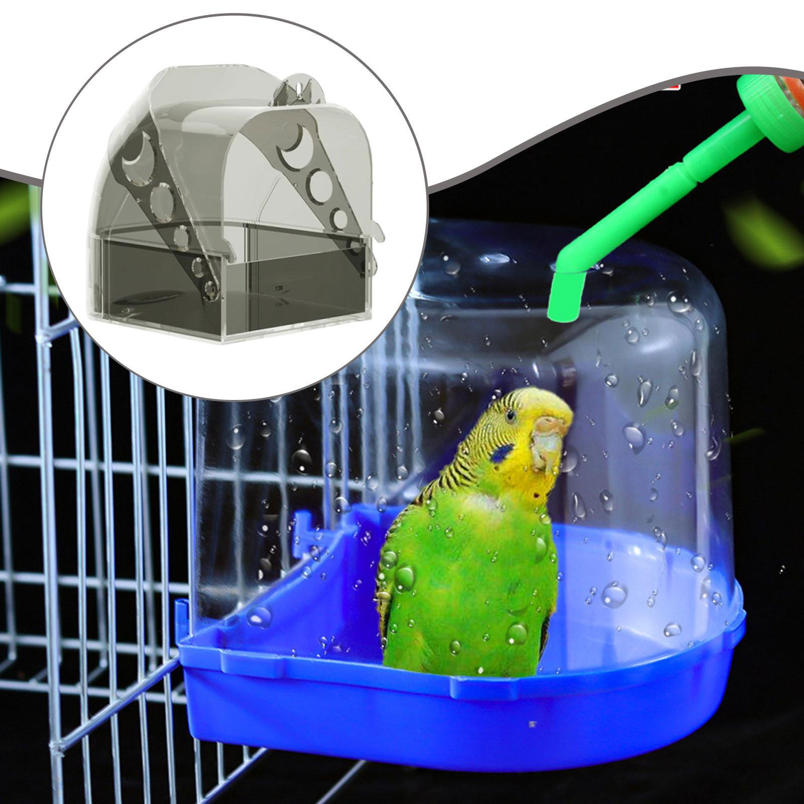 Bird Bath Box Bathtub Easy to Install Multifunction Parrot Bathing Tub for Small Birds
Bird Bath Box Bathtub Easy to Install Multifunction Parrot Bathing Tub for Small Birds