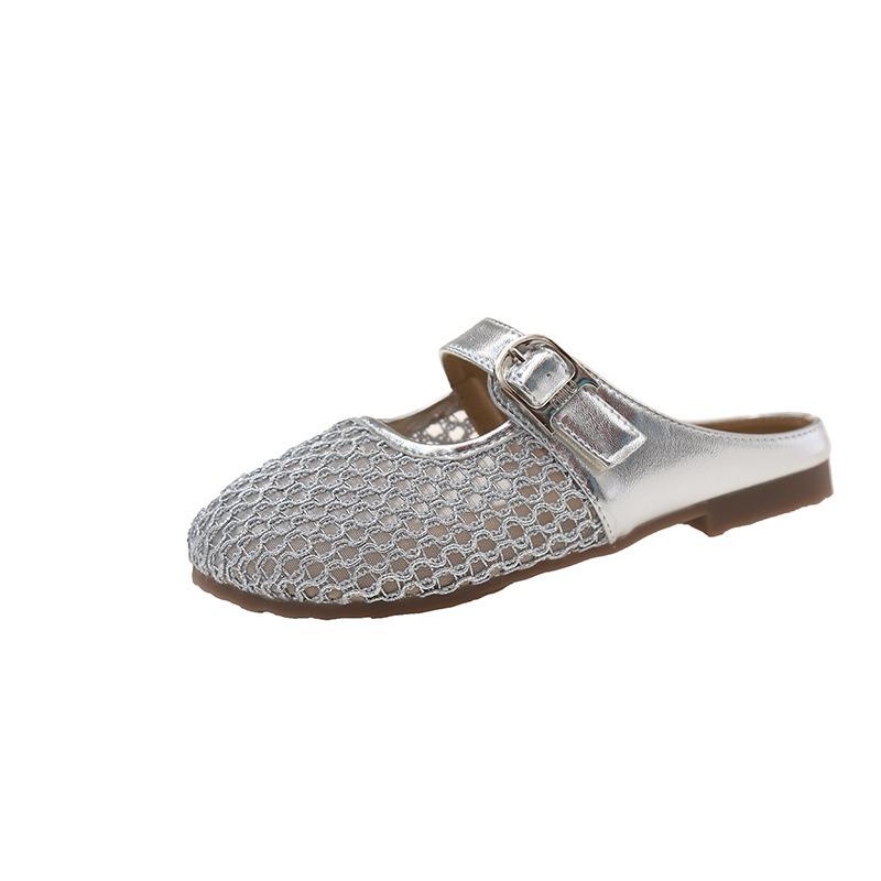 Flat bottom round head cool slippers women s new summer mesh breathable outside wear hollow bag head drag 40 срібний
Flat bottom round head cool slippers women s new summer mesh breathable outside wear hollow bag head drag 40 срібний