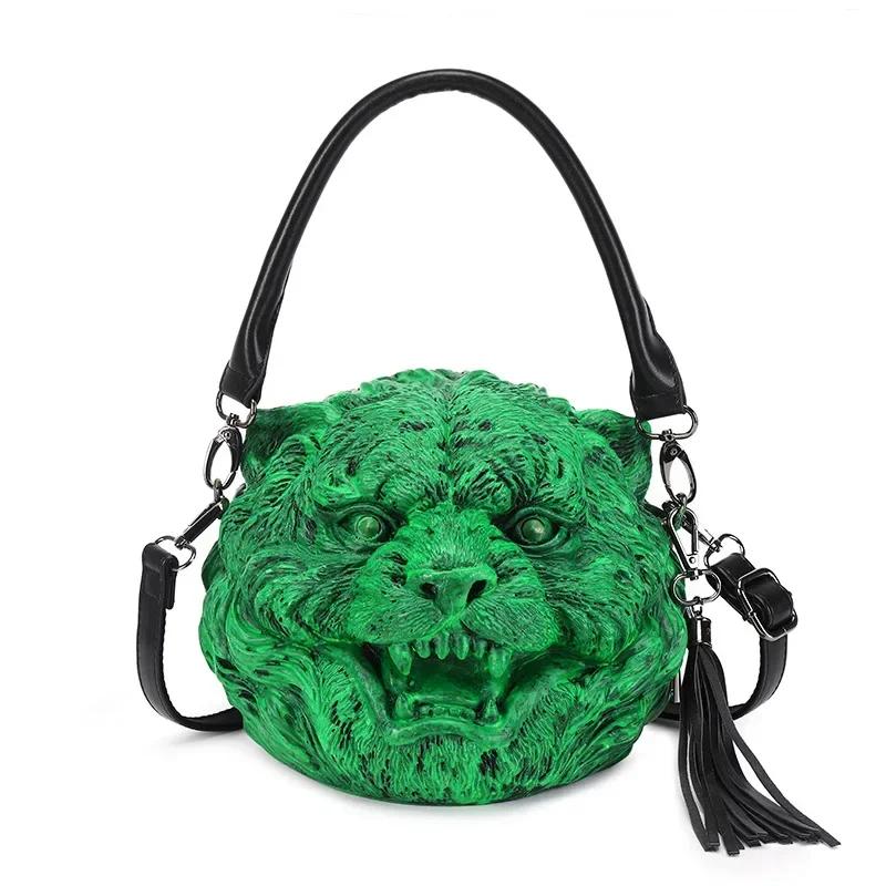 3D Tiger Head Purses and Handbags for Women Designer Crossbody Shoulder Bag Skull Shape Bags Top Handle Bags Purse Funny Package L-20cm W-20cm H-20cm
3D Tiger Head Purses and Handbags for Women Designer Crossbody Shoulder Bag Skull Shape Bags Top Handle Bags Purse Funny Package L-20cm W-20cm H-20cm