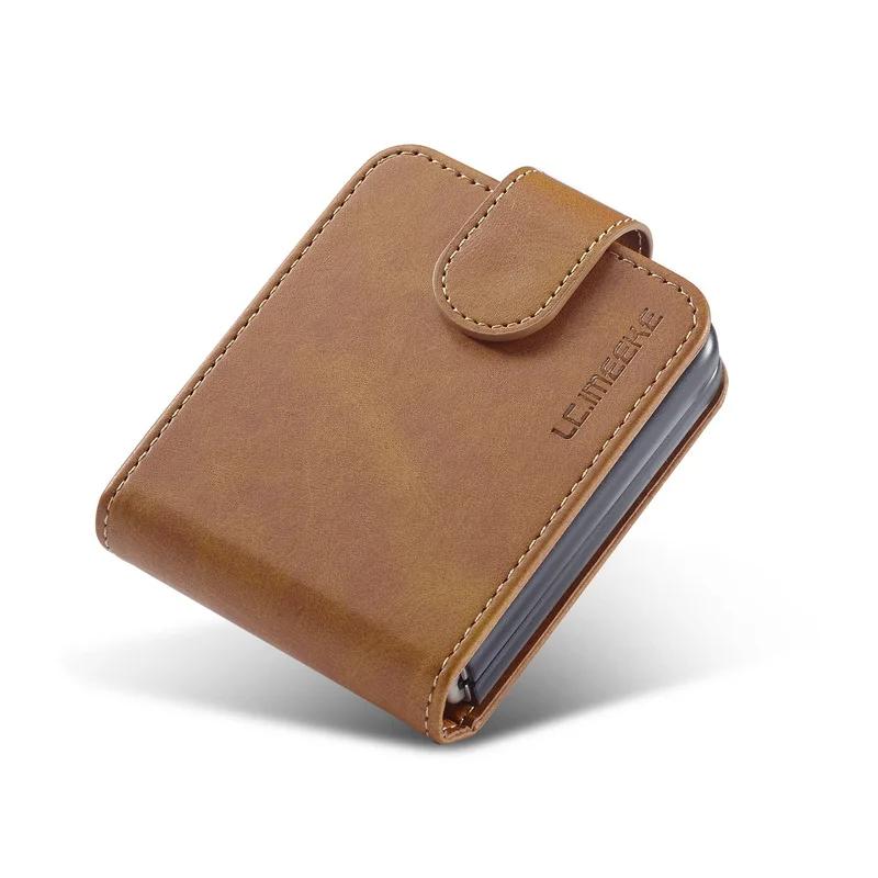 Calf Pattern Leather Case for Samsung Galaxy Z Flip 7 FE 6 5 4 5G Flip6 Cards Slot Wallet Flip4 Stand Skin Ultra Thin Cover For Z Flip 7FE світло-коричневого кольору
Calf Pattern Leather Case for Samsung Galaxy Z Flip 7 FE 6 5 4 5G Flip6 Cards Slot Wallet Flip4 Stand Skin Ultra Thin Cover For Z Flip 7FE світло-коричневого кольору