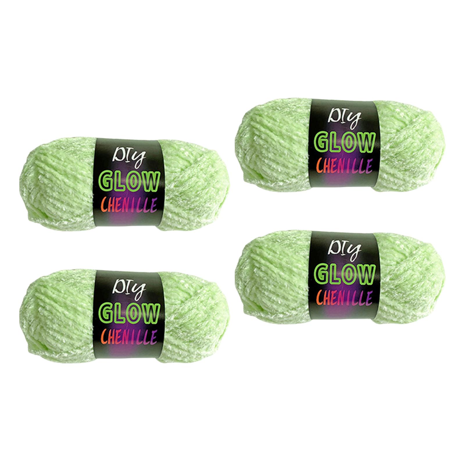 4x Glow in The Dark Yarn Glow Yarn Sewing Thread Handcraft Crochet Yarn Luminous Yarn for Hand Knitting Toys Crocheting Scarf зелений
4x Glow in The Dark Yarn Glow Yarn Sewing Thread Handcraft Crochet Yarn Luminous Yarn for Hand Knitting Toys Crocheting Scarf зелений
