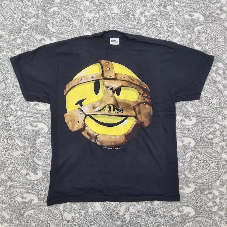 Vintage 1996 WWF T Shirt Mankind Smiley Face Mask WWE 4XL
Vintage 1996 WWF T Shirt Mankind Smiley Face Mask WWE 4XL