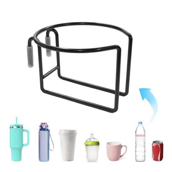 Yousheng 1/2Pcs Universal Shopping Cart Cup Holder Black Metal Anti-Slip Design Stable Bottom Support Anti-leak Beverage Container Holder 1pc
Yousheng 1/2Pcs Universal Shopping Cart Cup Holder Black Metal Anti-Slip Design Stable Bottom Support Anti-leak Beverage Container Holder 1pc
